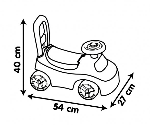 SMOBY Auto Ride-On Pink