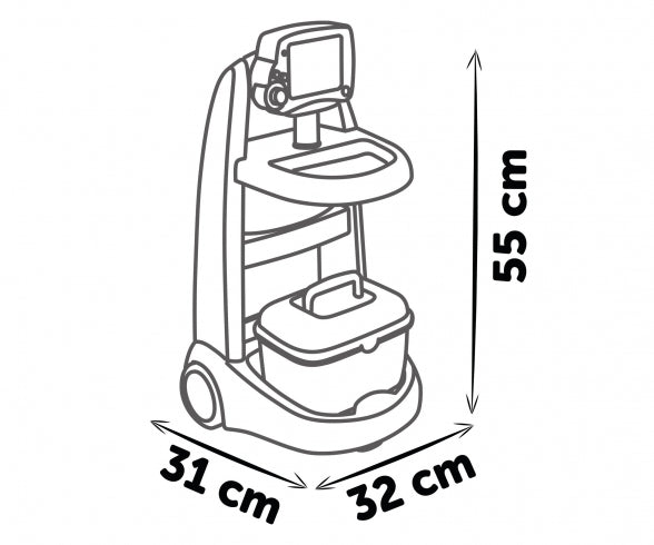 SMOBY SMOBY ELECTRONIC MEDICAL TROLLEY