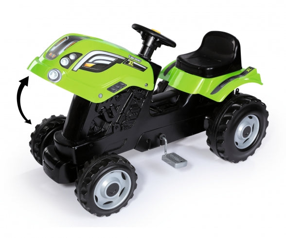 SMOBY Farmer Xl Green Tractor + Trailer