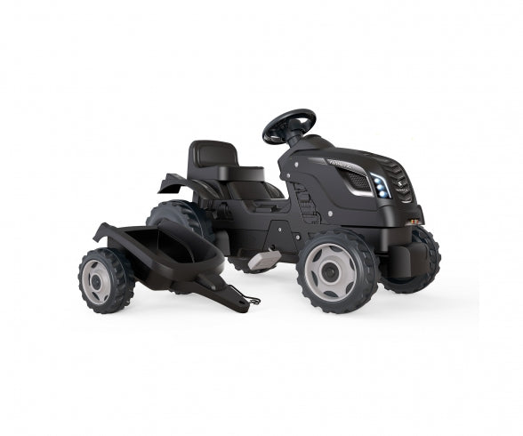 SMOBY Smoby Farmer XL Black tractor + trailer