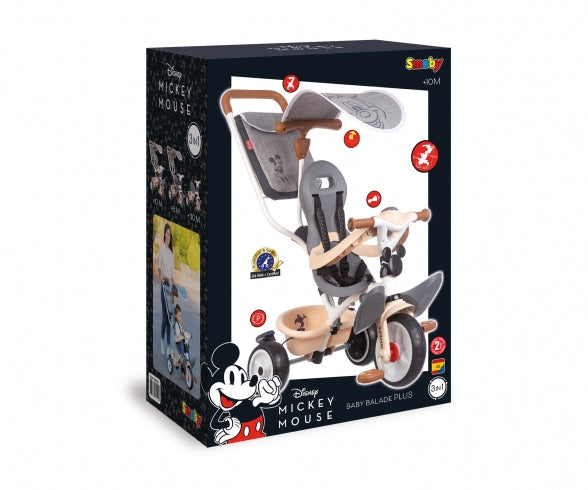 SMOBY Smoby Mickey Tricycle Baby Balade Plus