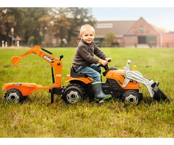 SMOBY Builder Max Tractor + Trailer