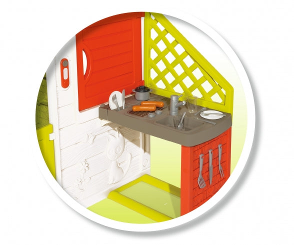 SMOBY NEO FRIENDS HOUSE PLAYHOUSE + KITCHEN